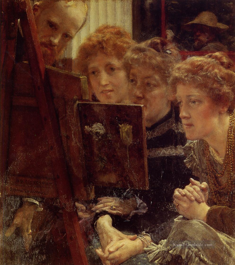 Die Familiengruppe romantische Sir Lawrence Alma Tadema Ölgemälde